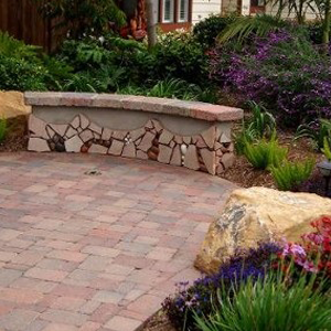 Walkway Next to a Garden
