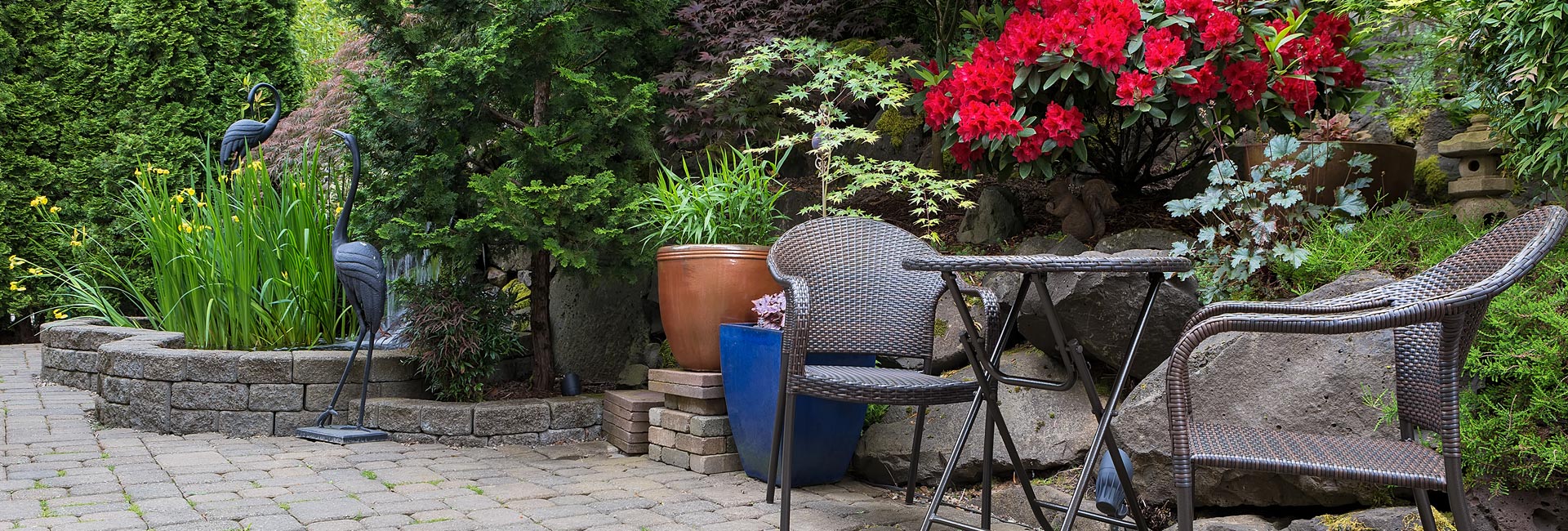 Beautiful Seating Arrangement in a Garden  