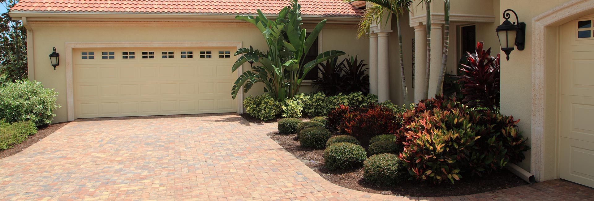 Landscaped Driveway
